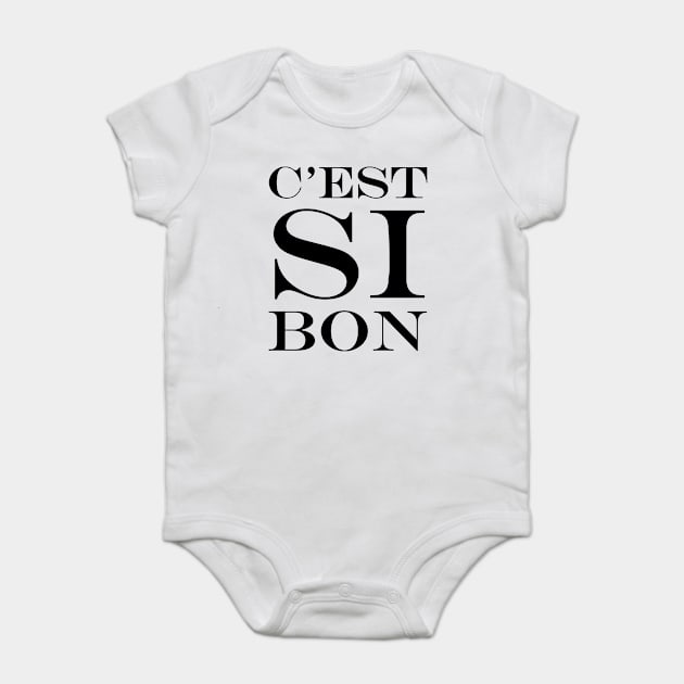 So Good French Gourmet Baby Bodysuit by AntiqueImages